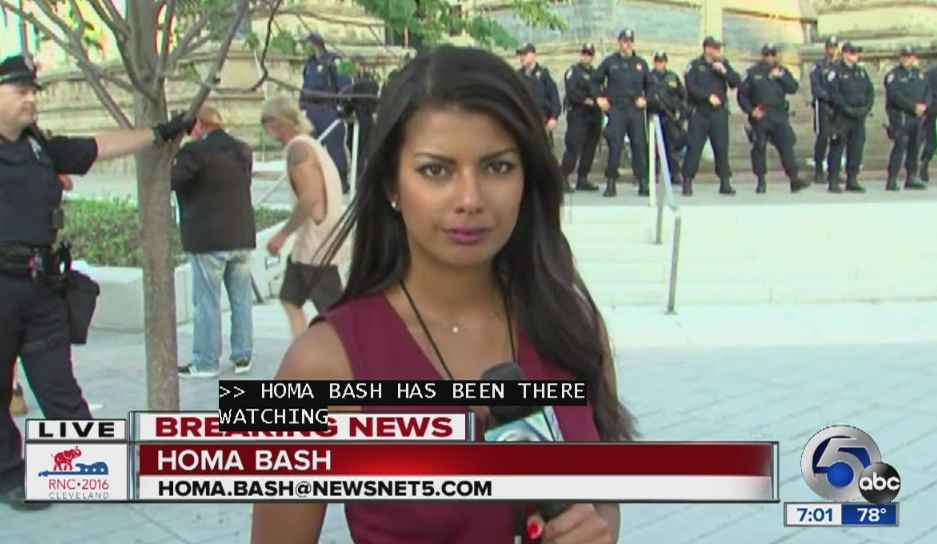 Homa Bash currently serves as a reporter for WEWS News.